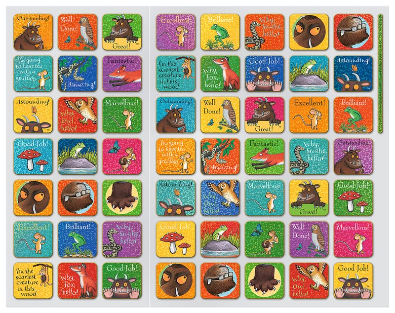 Paper Projects 01.70.30.016 The Gruffalo Reward Chart and Sparkly Stickers - Image 2